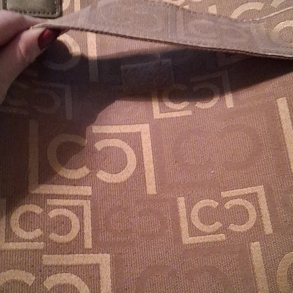 Brown Logo Tote,Luggage, Or Diaper Bag